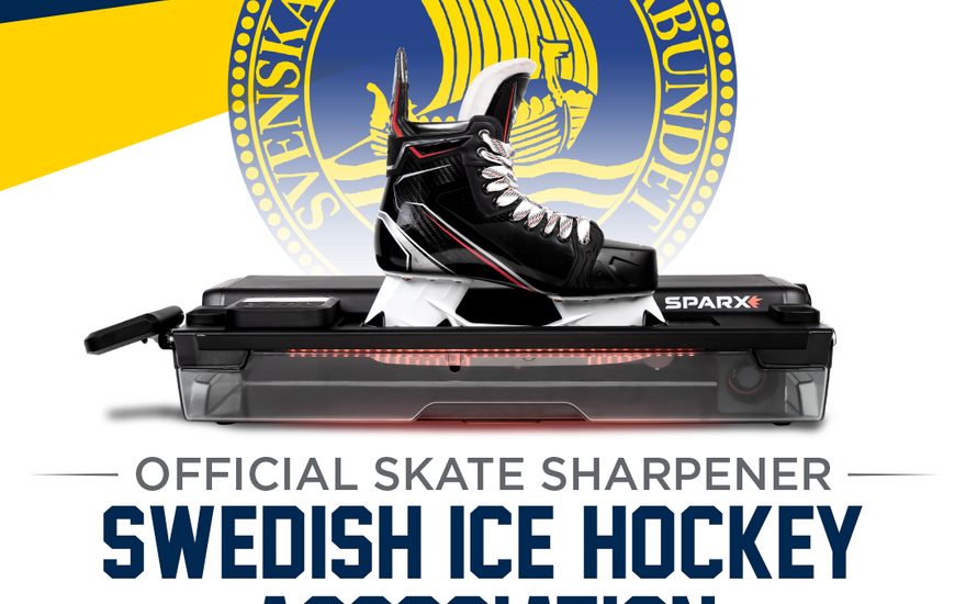 Sparx Hockey Named Official Skate Sharpener of the Swedish Ice Hockey Association